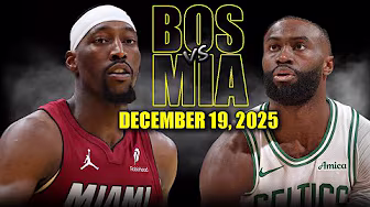 Boston Celtics vs Miami Heat Full Game Highlights – December 19, 2025 | NBA Season background
