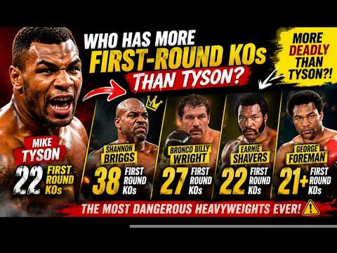 Boxers With MORE First-Round KOs Than Mike Tyson?!