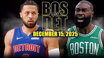 Boston Celtics vs Detroit Pistons Full Game Highlights – December 15, 2025 | NBA Season