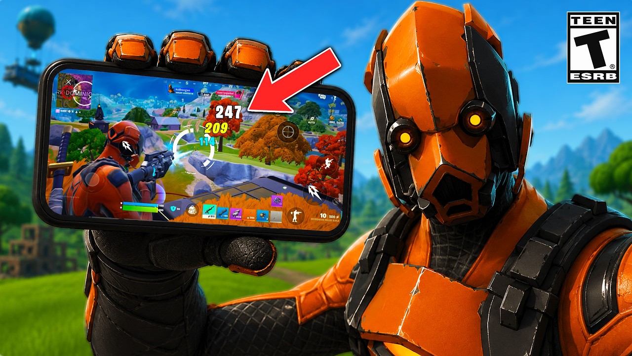 Fortnite Mobile has BUILT-IN AIMBOT! (New Update)