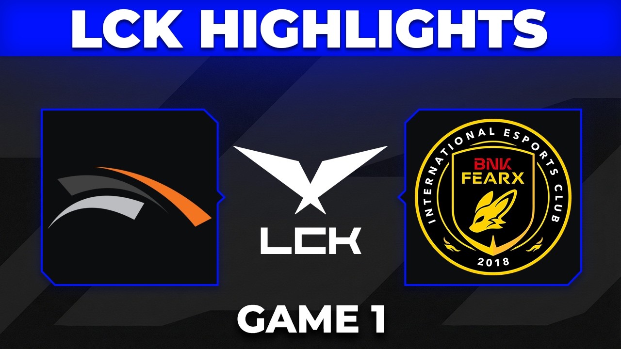 HLE vs BFX Highlights Game 1 | LCK 2026 | Hanwha Life Esports vs BNK FEARX