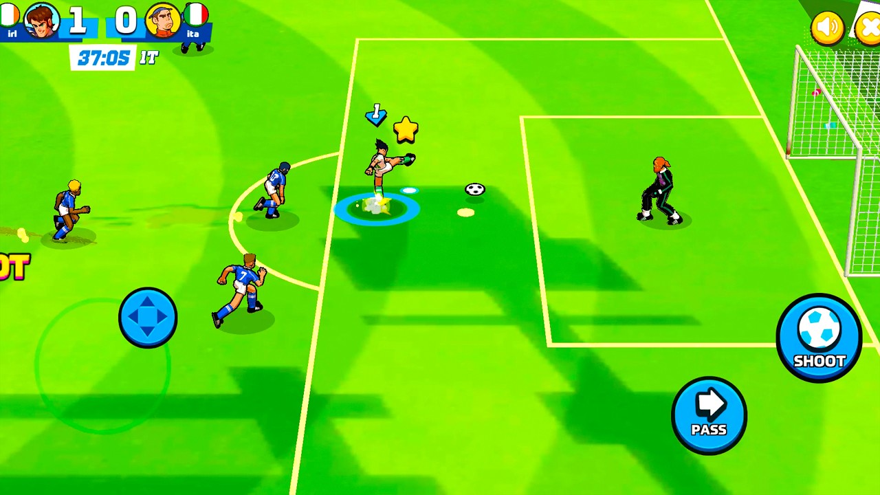 INSANE Goals & No Rules Soccer! ⚽ Ireland vs Italy / Nigeria - Android Gameplay background
