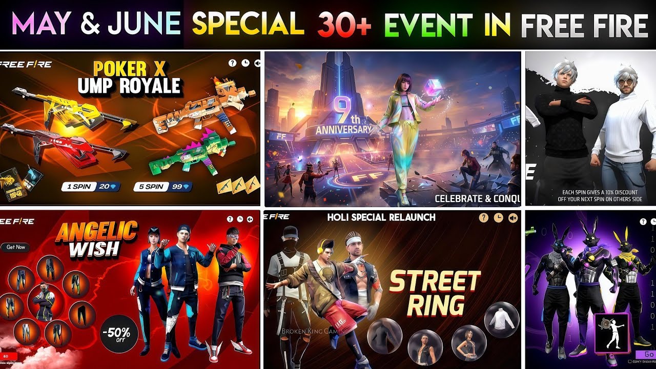 Upcoming Events in Free Fire π€―π₯³| Free Fire New Event | Ff New Event | New Event Ff