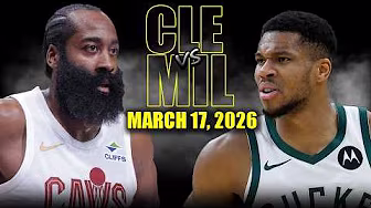Milwaukee Bucks vs Cleveland Cavaliers Full Game Highlights – March 17, 2026 | NBA Season