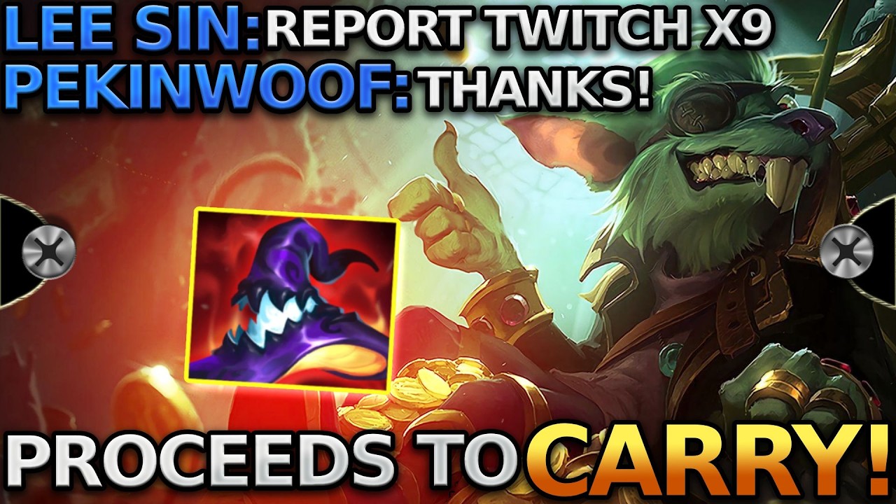 LEE SIN "REPORT TWITCH"❗PEKINWOOF HOLD MY BEER🔥LEAGUE OF LEGENDS GAMEPLAY 2026