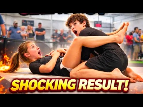 Girl VS Boy Jiu-Jitsu: Seamless Transition to Armbar Submission background