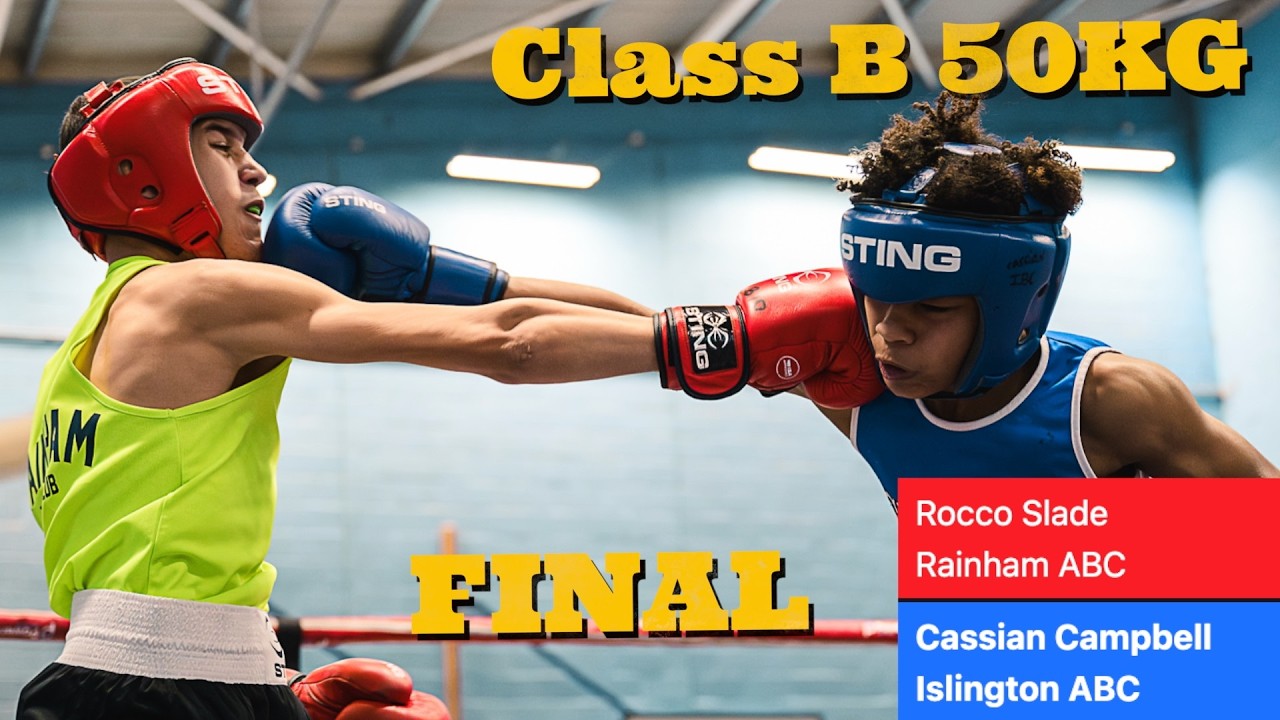 London Boxing Schools Final 2026 - Class B Male 50kg background