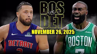 Boston Celtics vs Detroit Pistons Full Game Highlights - November 26, 2025 | NBA Season
