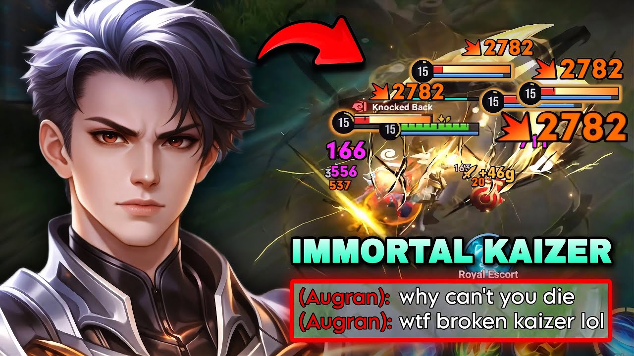 TOP 1 KAIZER IMMORTAL TANK WITH INSANE SUSTAIN BUILD IS TOO BROKEN IN JUNGLE! | HONOR OF KINGS