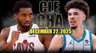 Cleveland Cavaliers vs Charlotte Hornets Full Game Highlights – December 22, 2025 | NBA Season