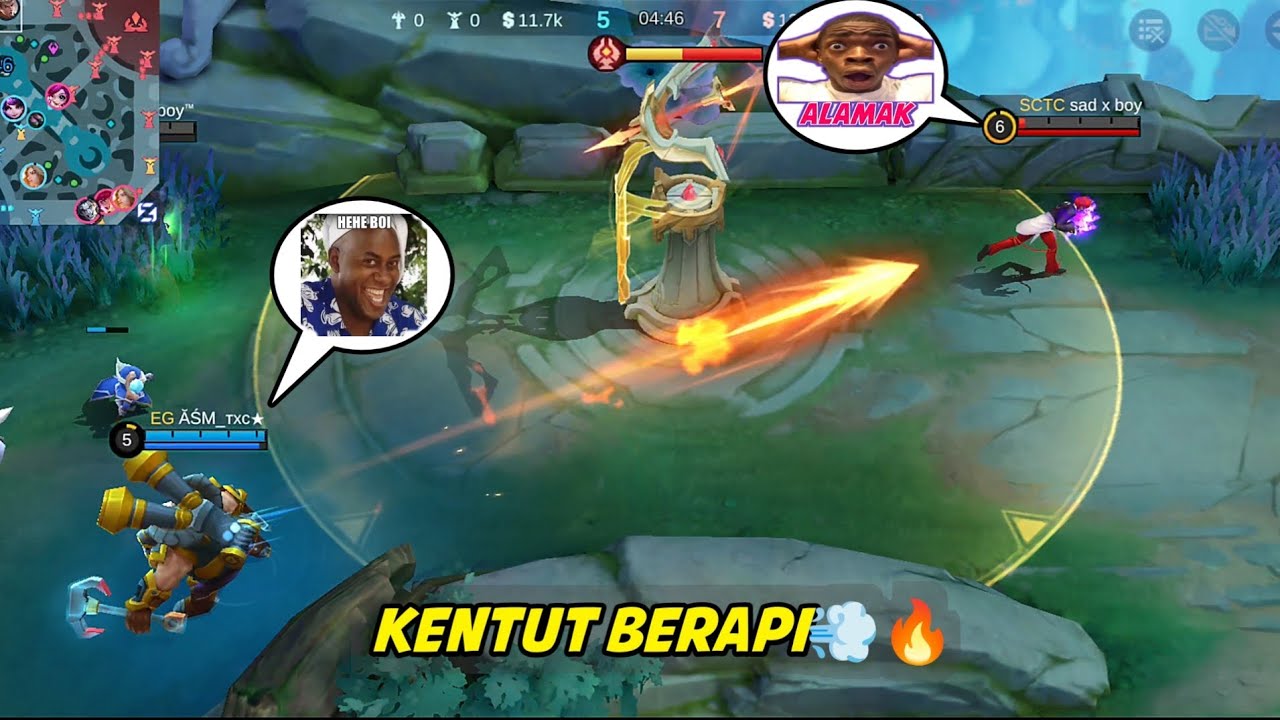 Momen Lucu Para Anomali Rank Epic -MLBB MEME EXE