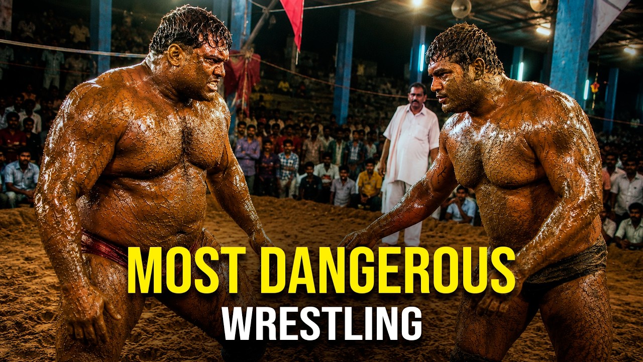 The Deadliest Wrestling Style Still Alive - Mud Indian Kushti Wrestling background