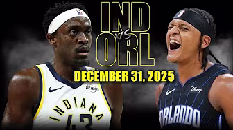 Orlando Magic vs Indiana Pacers Full Game Highlights – December 31, 2025 | NBA Season background