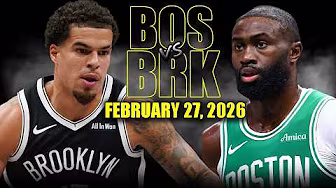 Boston Celtics vs Brooklyn Nets Full Game Highlights – February 27, 2026 | NBA Season