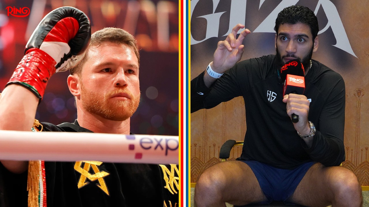 Hamzah Sheeraz DISMISSES Canelo Alvarez Talk Ahead of World Title Clash background