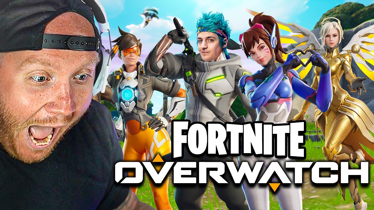 TIMTHETATMAN TRIES FORTNITE OVERWATCH FOR THE FIRST TIME background