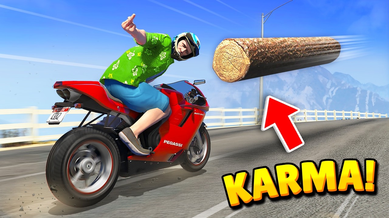 TOP 400 INSTANT KARMA MOMENTS IN GTA 5 background
