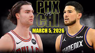 Phoenix Suns vs Chicago Bulls Full Game Highlights – March 5, 2026 | NBA Season