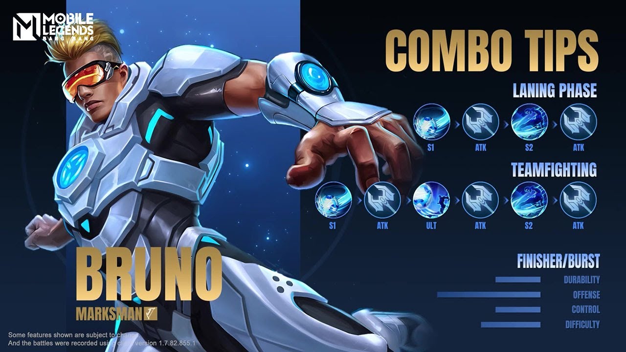 Hero Spotlight | Bruno | Mobile Legends: Bang Bang background