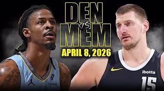 Denver Nuggets vs Memphis Grizzlies Full Game Highlights – April 8, 2026 | NBA Season