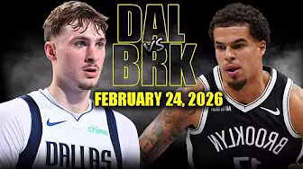 Dallas Mavericks vs Brooklyn Nets Full Game Highlights – February 24, 2026 | NBA Season