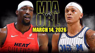 Miami Heat vs Orlando Magic Full Game Highlights – March 14, 2026 | NBA Season