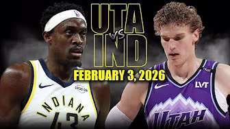 Utah Jazz vs Indiana Pacers Full Game Highlights – February 3, 2026 | NBA Season