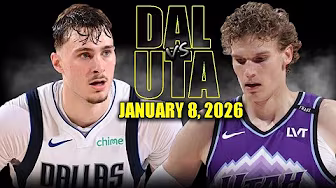 Dallas Mavericks vs Utah Jazz Full Game Highlights – January 8, 2026 | NBA Season