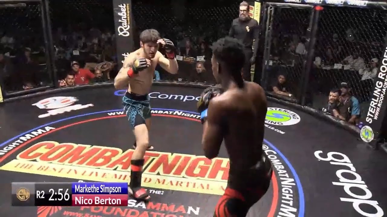 Markethe Simpson vs. Nico Berton - Combat Night Jacksonville background