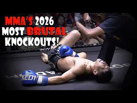 MMA's Most BRUTAL Knockouts 2026 ! background