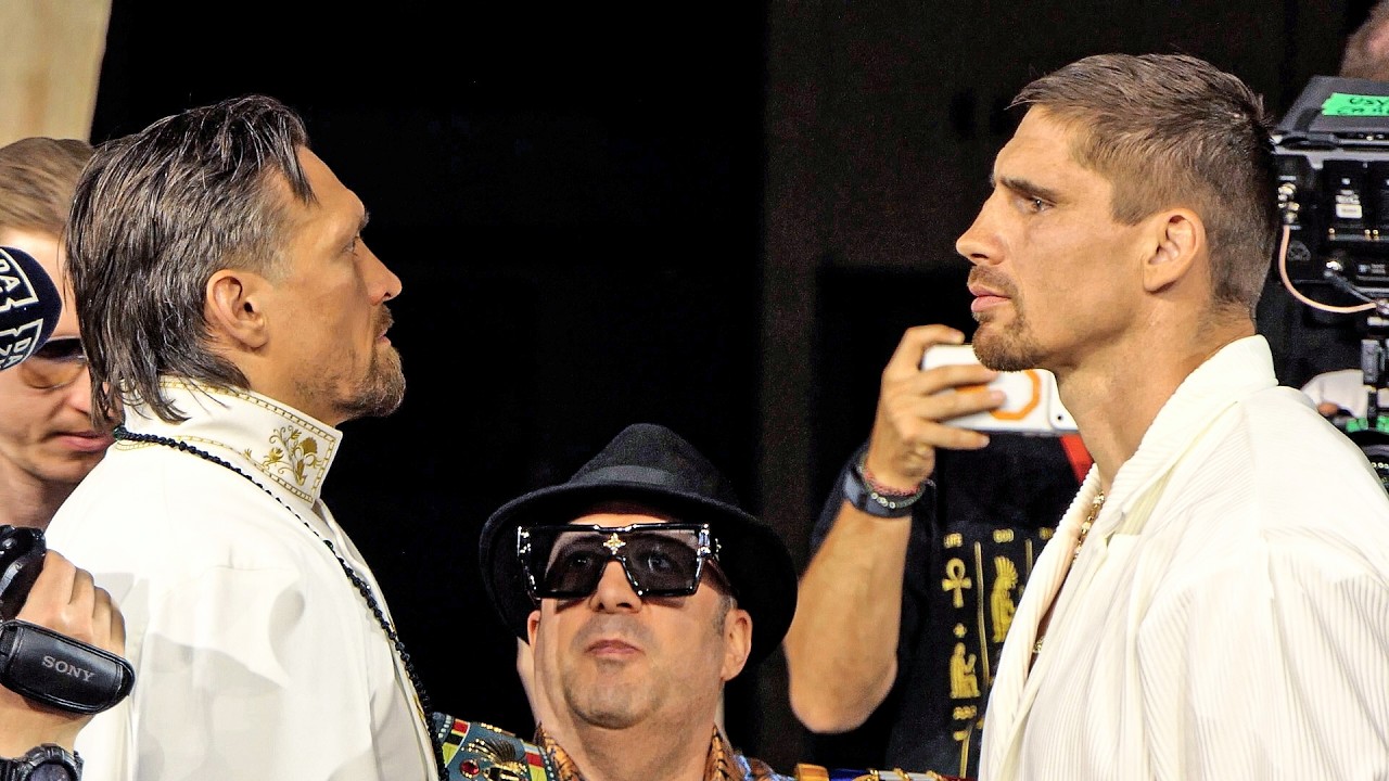 TENSE FACE OFF: Oleksandr Usyk vs. Rico Verhoeven • HEAVYWEIGHT HEAD TO HEAD | DAZN Boxing