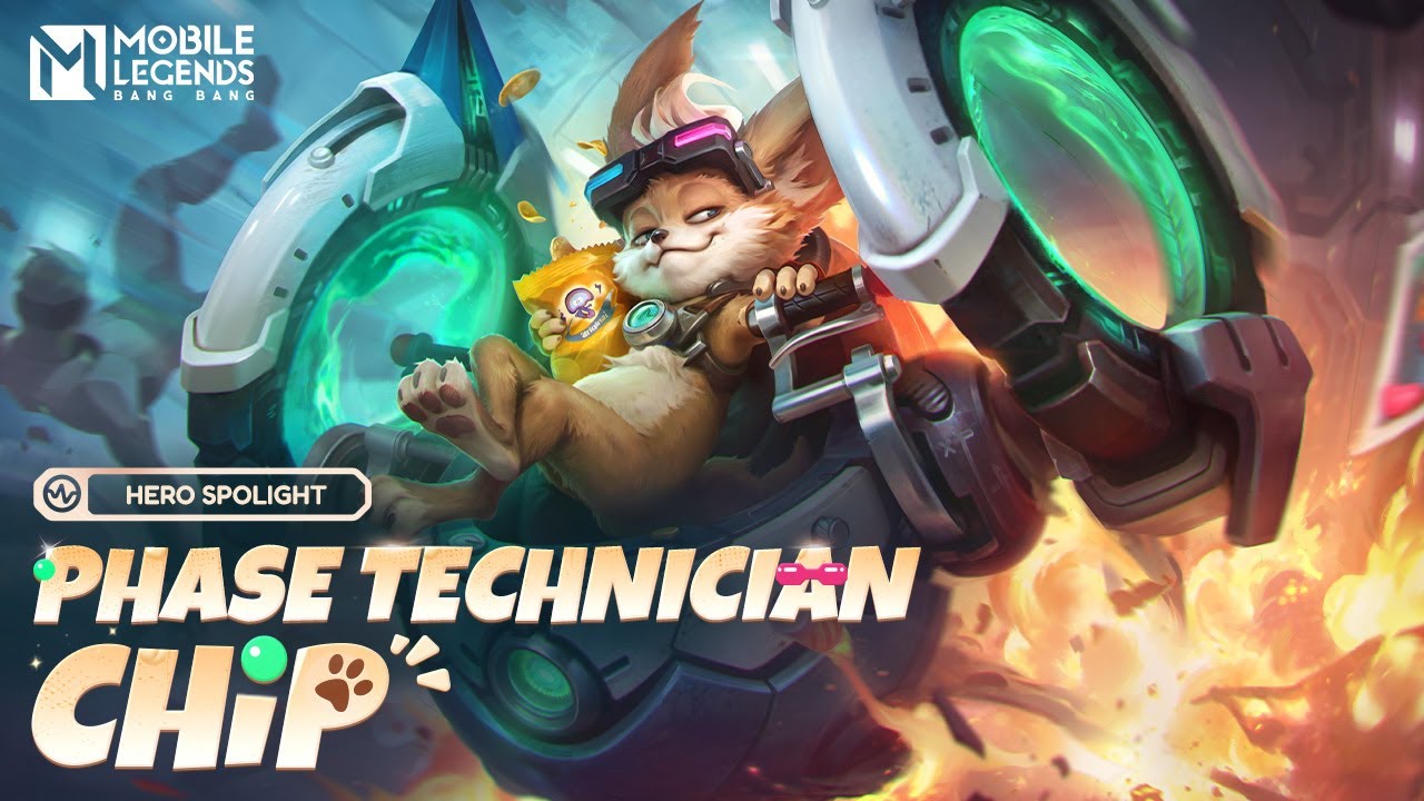 Hero Spotlight | Chip | Phase Technician | Mobile Legends: Bang Bang background