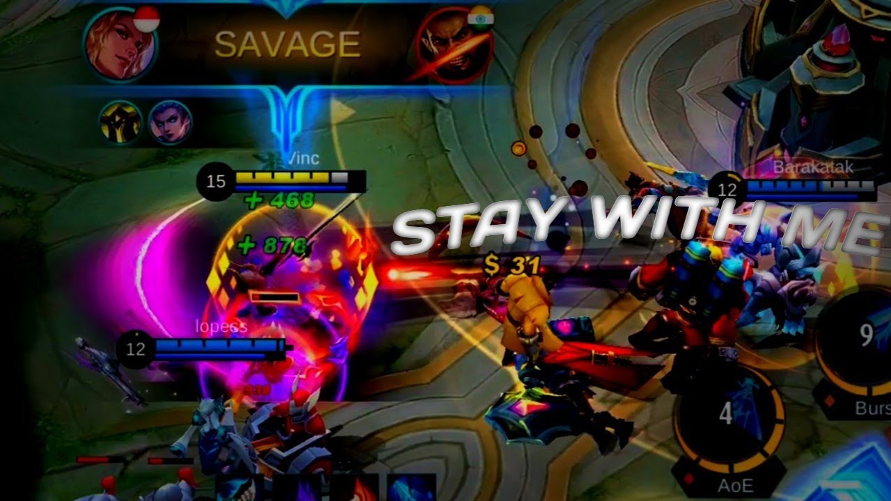 GMV MOBILE LEGENDS - stay with me - 1nonly |Lancelot Montage #VinceMLBB #Lancelotmontage #GMVMLBB background