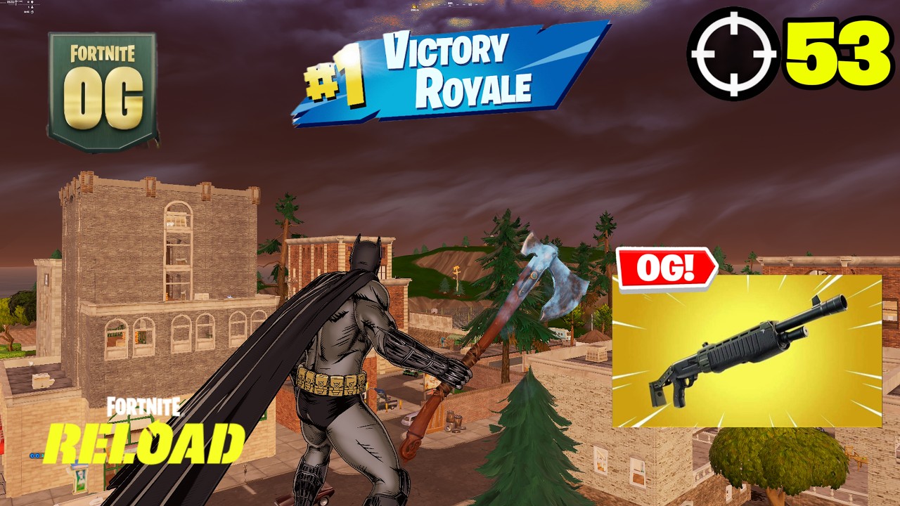 Fortnite Reload | *NEW* BATMAN SKIN | High Kill Gameplay | PS5 Controller background