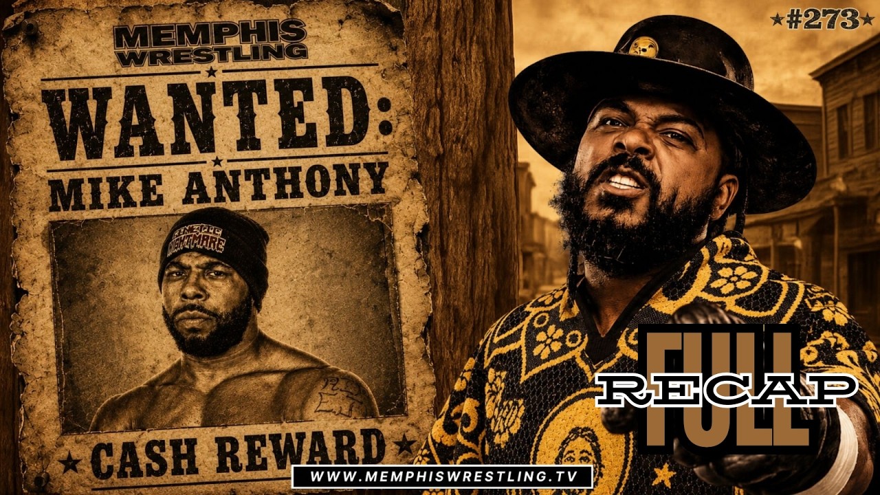 FULL RECAP | Memphis Wrestling #273 - WANTED: Mike Anthony background
