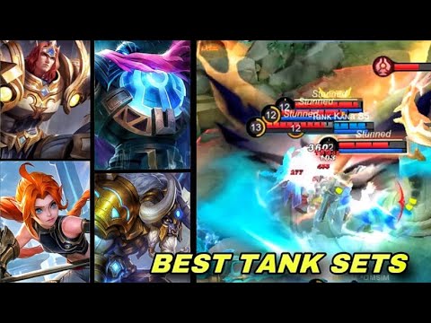 BEST TANK SETS MOBILE LEGENDS | TANK MONTAGE MLBB background