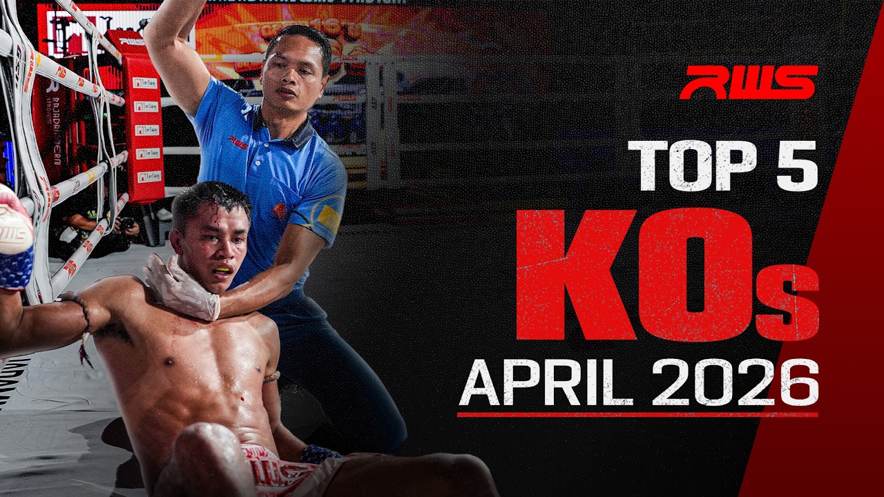 RWS MUAY THAI TOP 5 KNOCKOUTS OF APRIL background