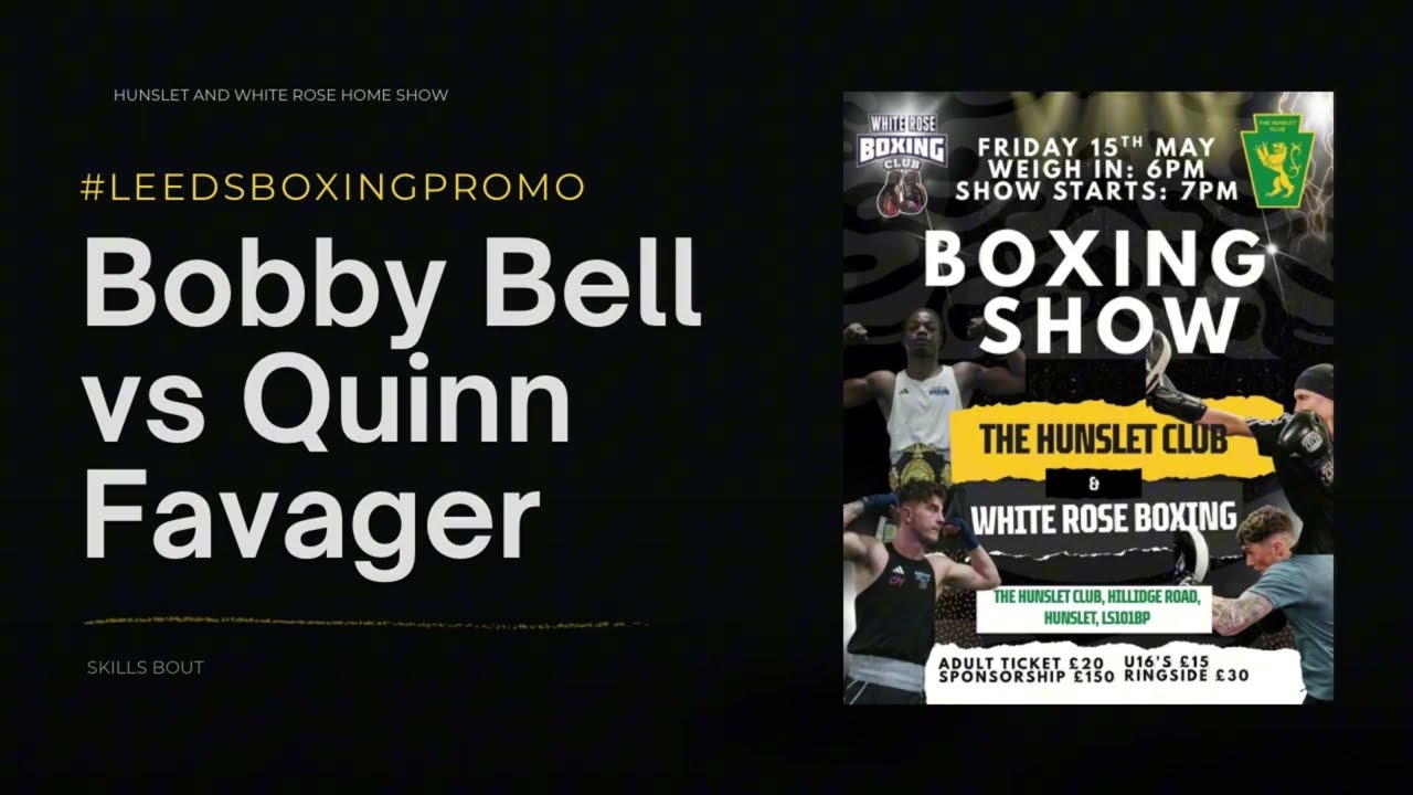 Bobby Bell vs Quinn Favager | Skills Bout ๐ฅ | Hunslet & White Rose Home Show background