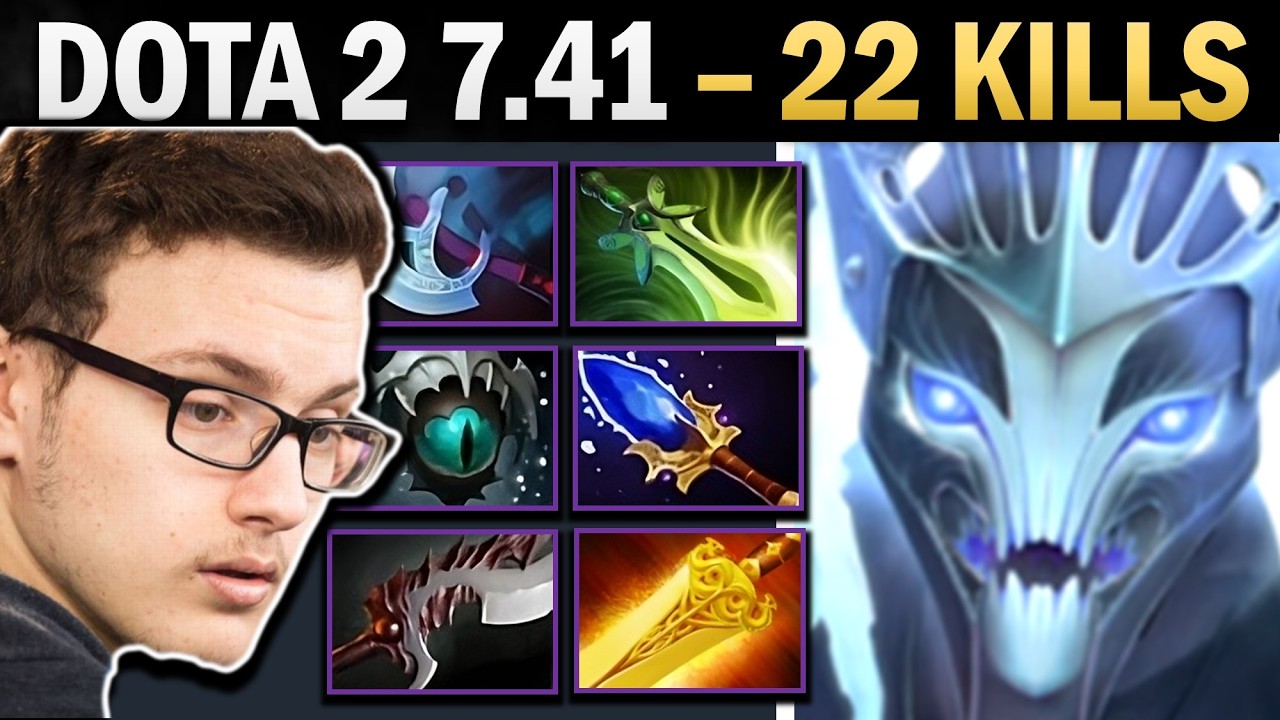 Spectre Dota 2 7.41 with Abyssal Blade and 22 Kills - Dota Gameplay