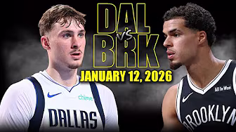 Dallas Mavericks vs Brooklyn Nets Full Game Highlights – January 12, 2026 | NBA Season