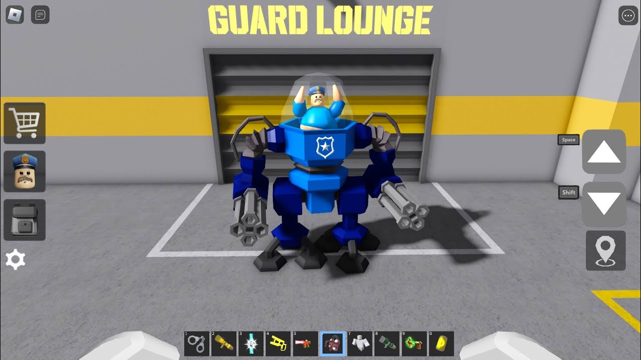 🚨PRISONER ESCAPE! HARD MODE - Mech Barry🤯Obby Full Gameplay 4K #roblox
