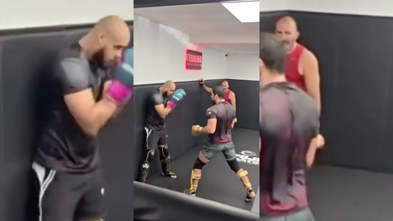Alex Pereira Gets Cracked On Chin By HW