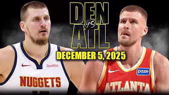 Denver Nuggets vs Atlanta Hawks Full Game Highlights – December 5, 2025 | NBA Season background
