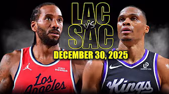 Los Angeles Clippers vs Sacramento Kings Full Game Highlights – December 30, 2025 | NBA Season