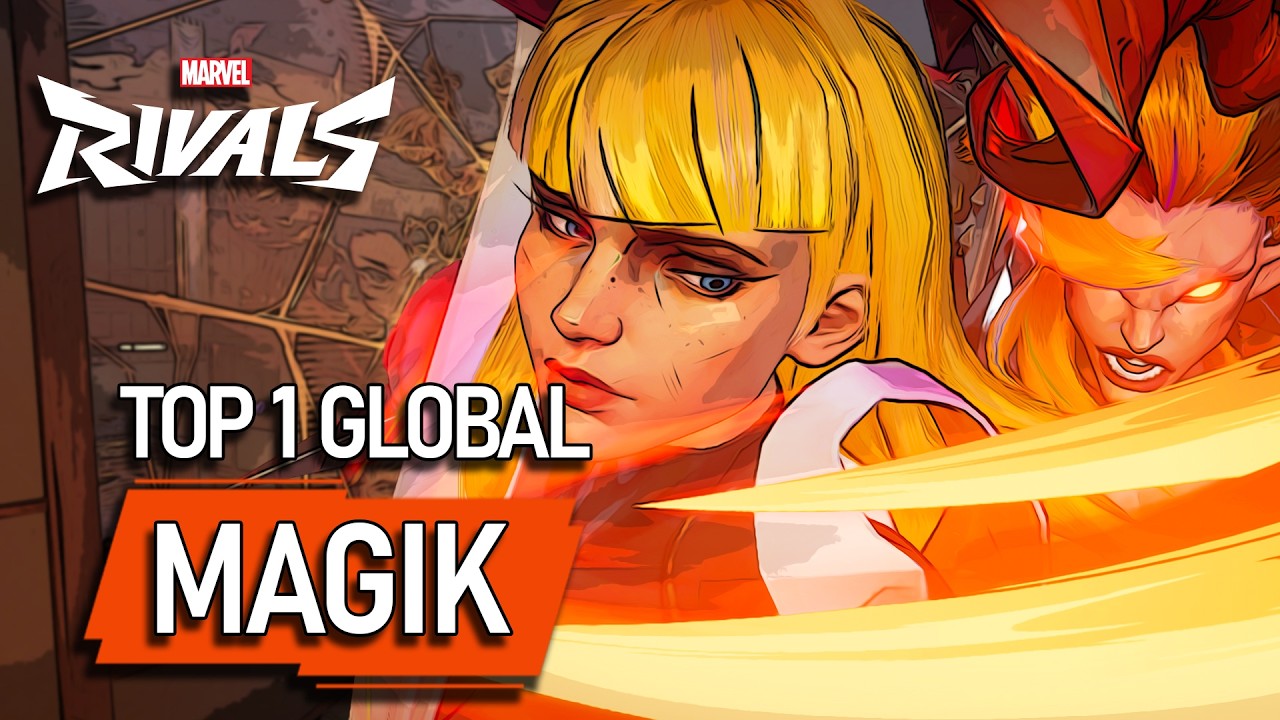TOP #1 GLOBAL MAGIK ! doobleee - MARVEL RIVALS PRO background