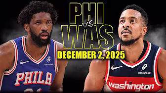 Philadelphia 76ers vs Washington Wizards Full Game Highlights - December 2, 2025 | NBA Season