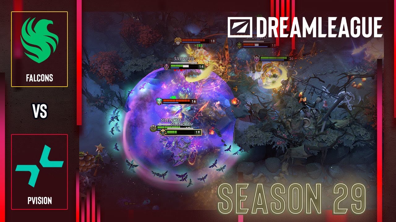 PLAYOFFS! FALCONS vs PVISION - HIGHLIGHTS - DreamLeague S29 background
