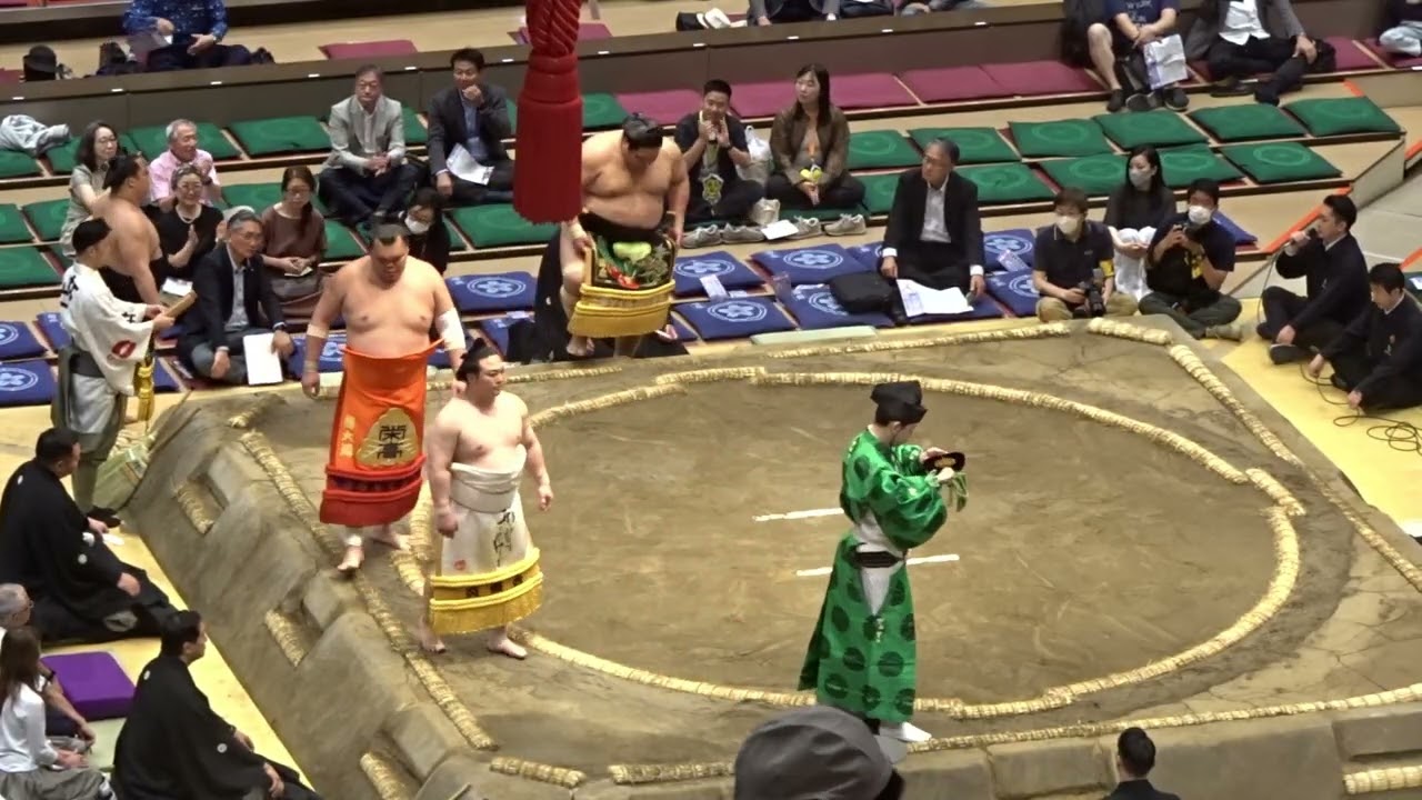 十両土俵入り 炎鵬 大花竜 明生 大青山 他【大相撲令和8年5月場所】11日目 juryo dohyoiri【SUMO MAY DAY11】2026/05/20 2026-05-21 21:01 background