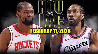 Houston Rockets vs Los Angeles Clippers Full Game Highlights – February 11, 2026 | NBA Season