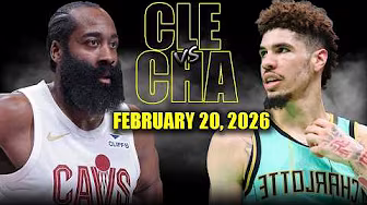 Cleveland Cavaliers vs Charlotte Hornets Full Game Highlights – February 20, 2026 | NBA Season